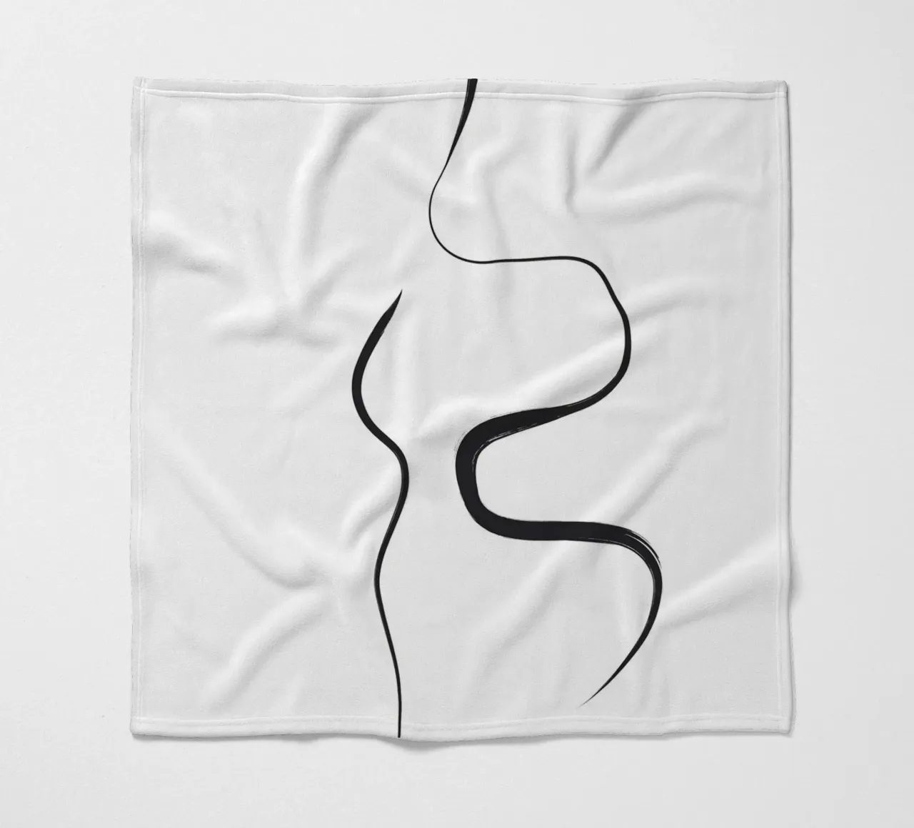 Colpi neri 1 coperta in pile da NouveauPrints