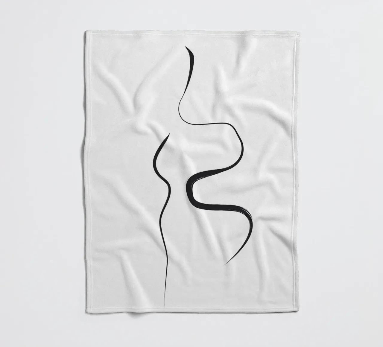 Colpi neri 1 coperta in pile da NouveauPrints