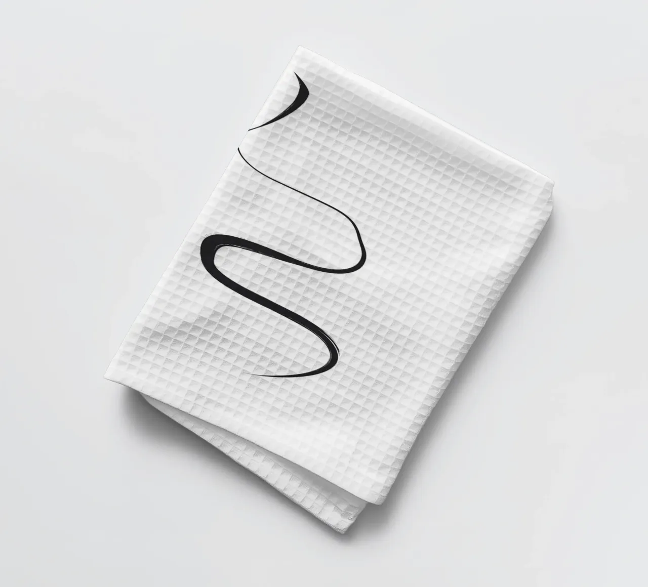 Colpi neri 1 canovaccio da cucina da NouveauPrints