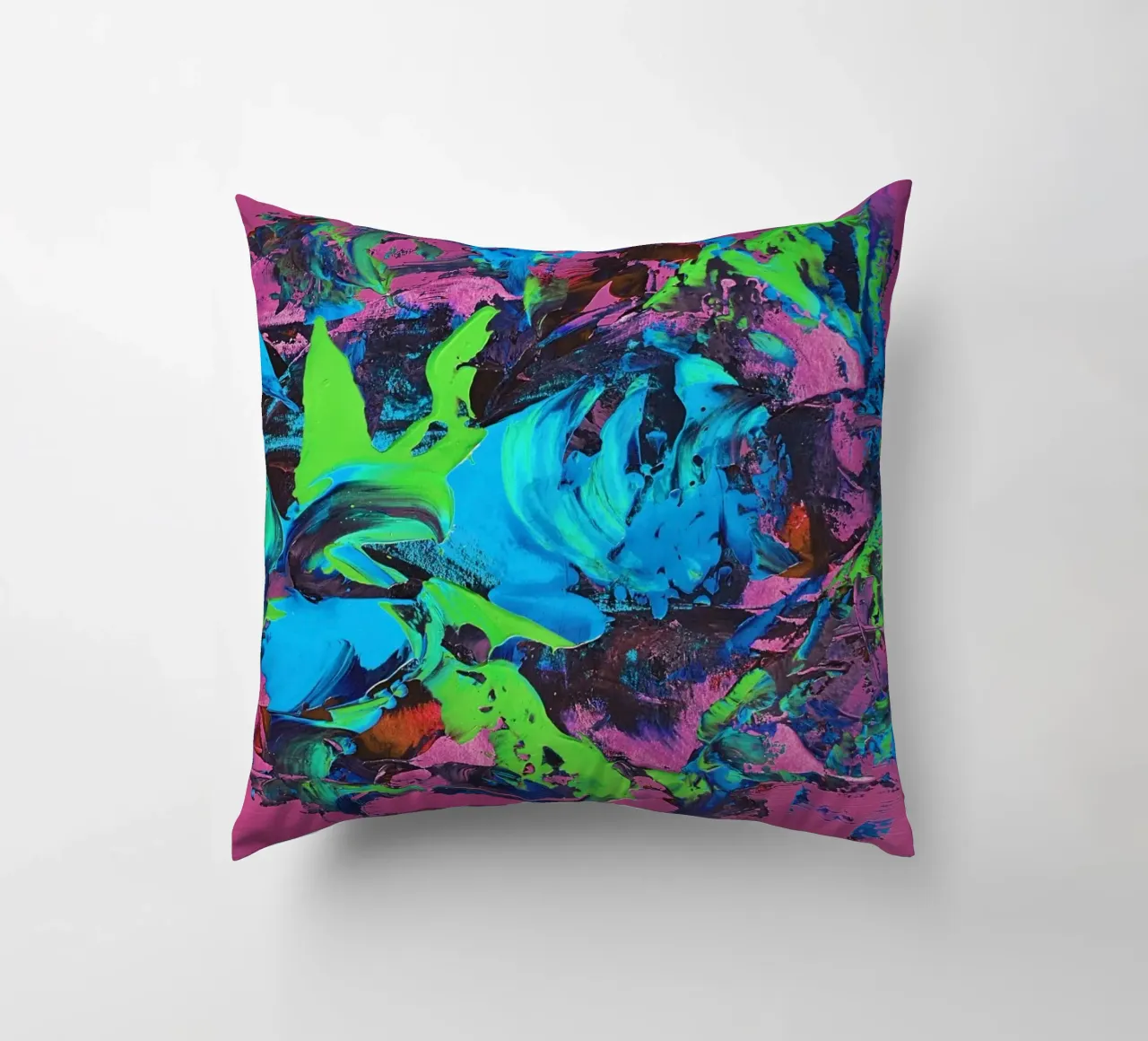IDEAL GIFT 29 invers kussen van Thierry Vobmann Abstract painting