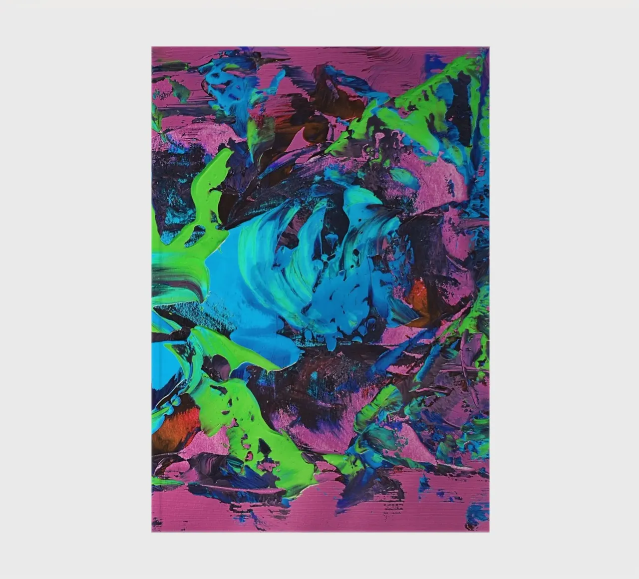 IDEAL GIFT 29 invers notebook by Thierry Vobmann Abstract painting
