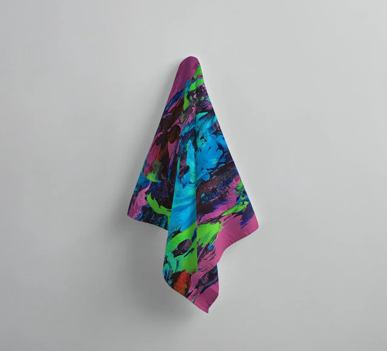 IDEAL GIFT 29 invers towel by Thierry Vobmann Abstract painting
