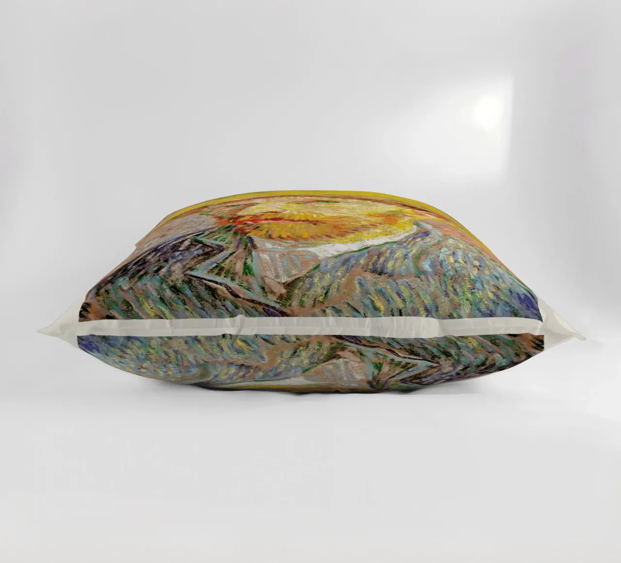van Gogh - Self-Portrait with a Straw Hat cuscino da Vintage by JUNIQE