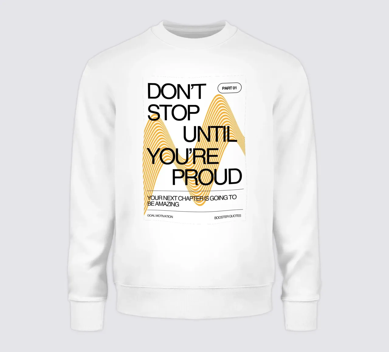 DON‘T STOP UNTIL YOU‘RE PROUD felpa da Einfach Uebel