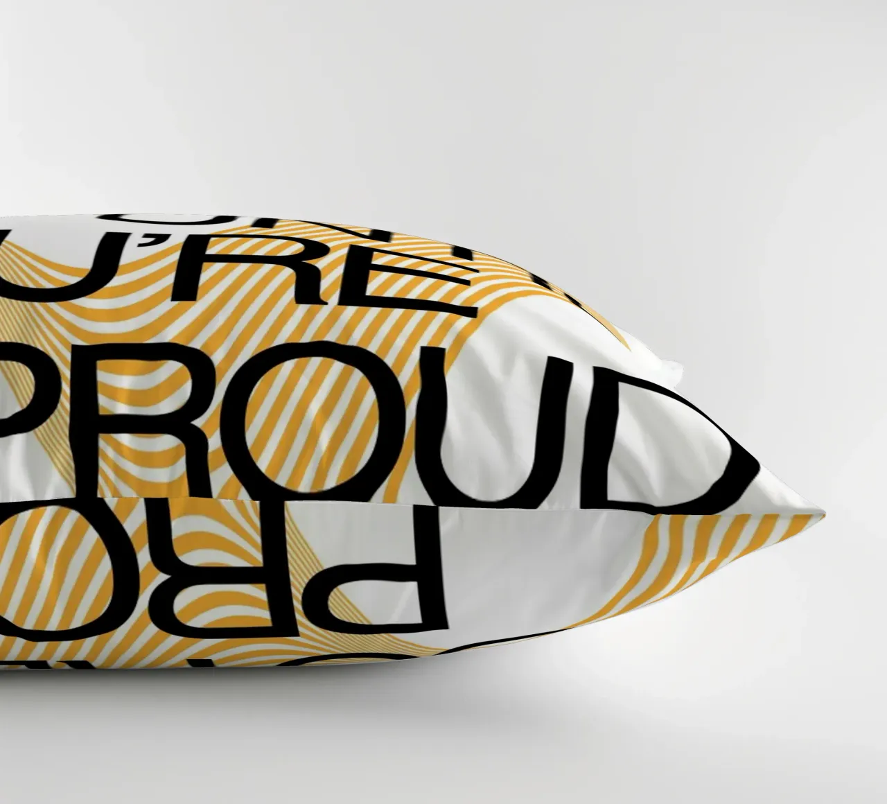 DON‘T STOP UNTIL YOU‘RE PROUD cuscino da Einfach Uebel