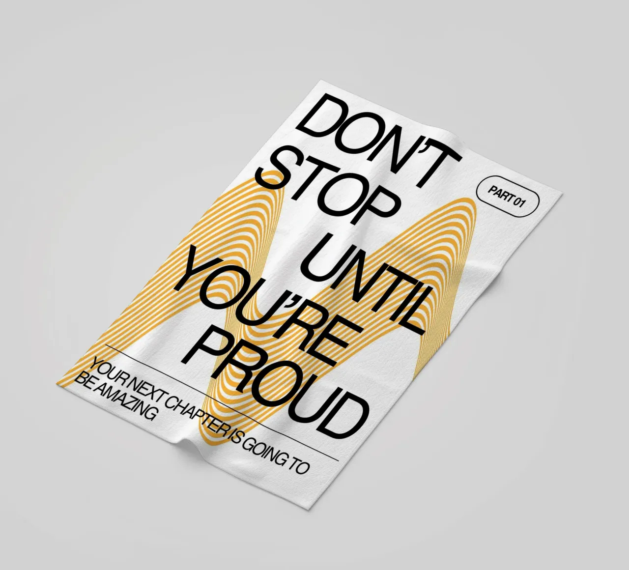 DON‘T STOP UNTIL YOU‘RE PROUD telo mare da Einfach Uebel