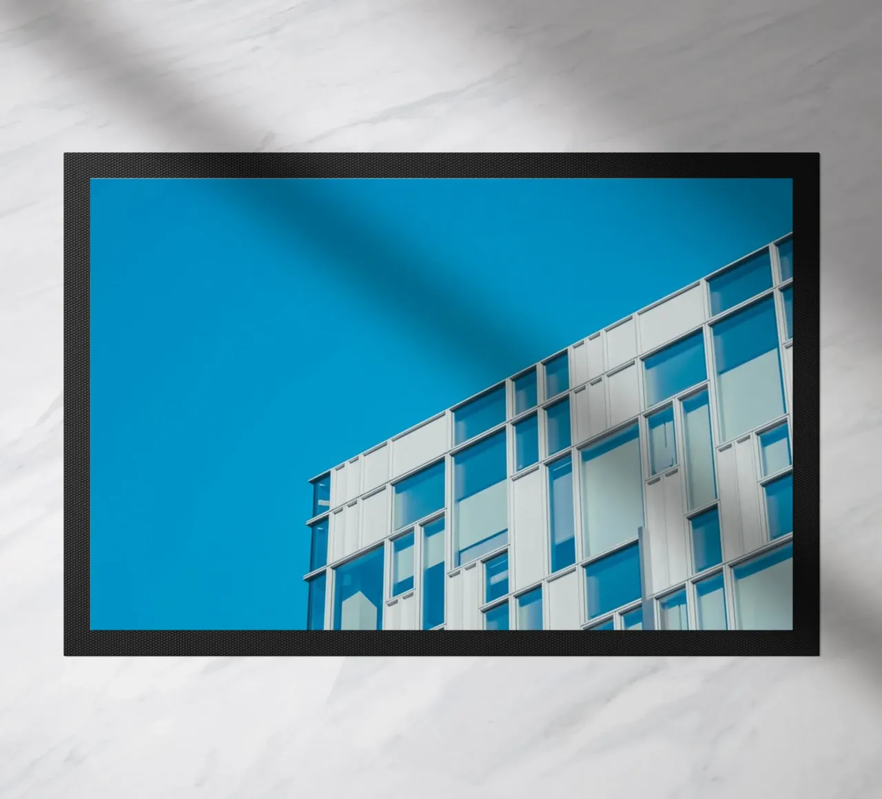 modern architecture doormat by Bleu