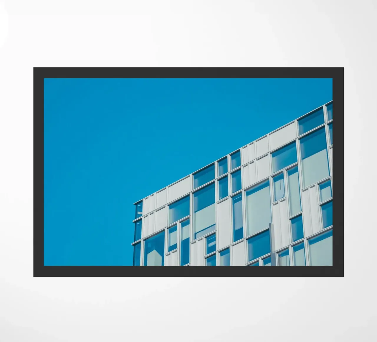 modern architecture doormat by Bleu