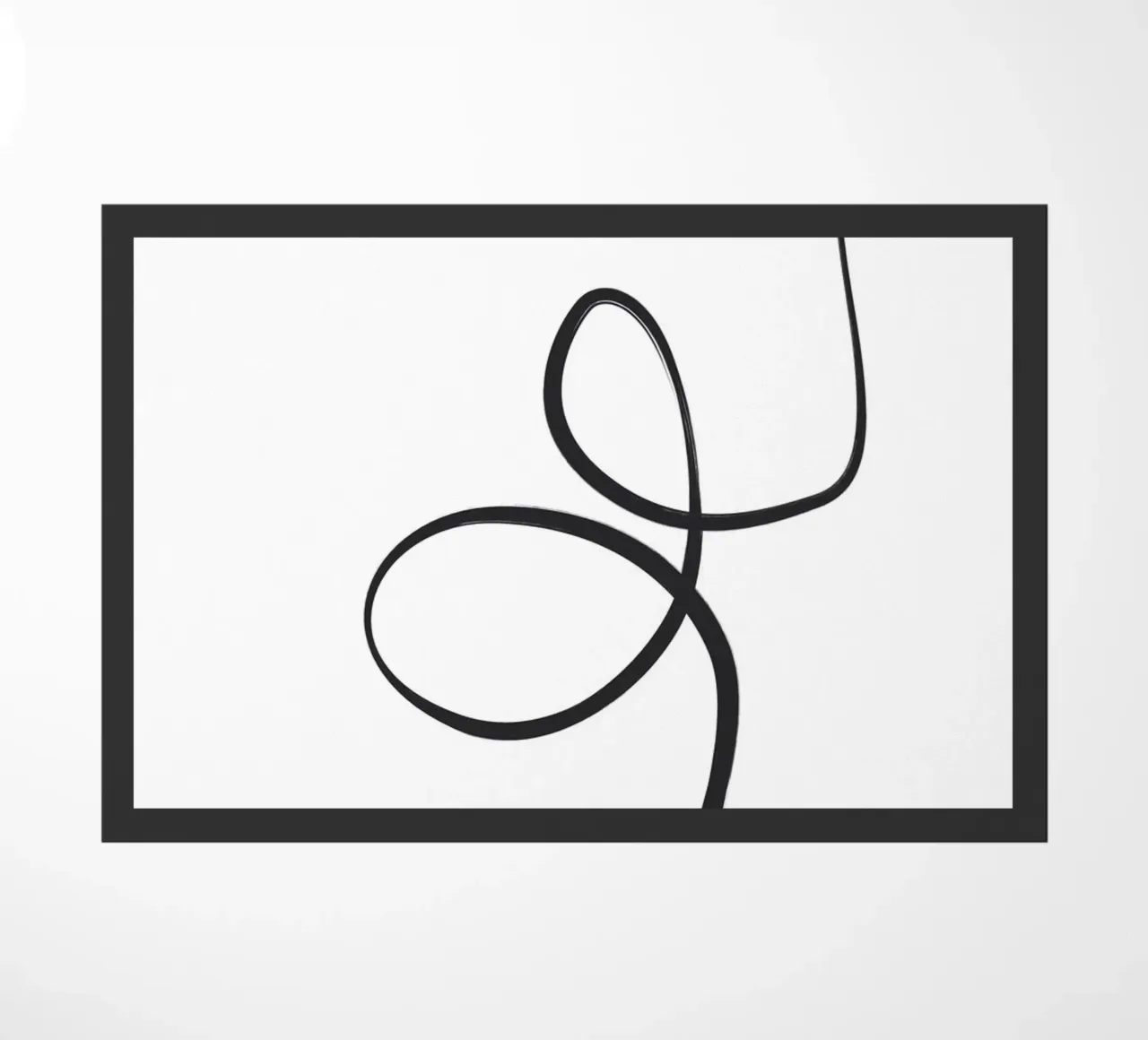 Colpi di nero 3 zerbino da NouveauPrints