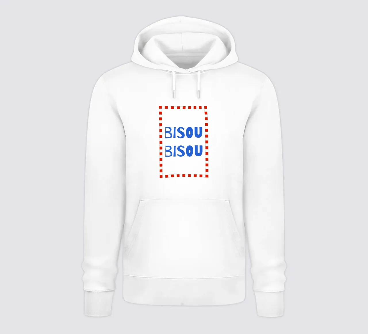 bisou bisou. felpa con cappuccio da FRICKE DESIGN