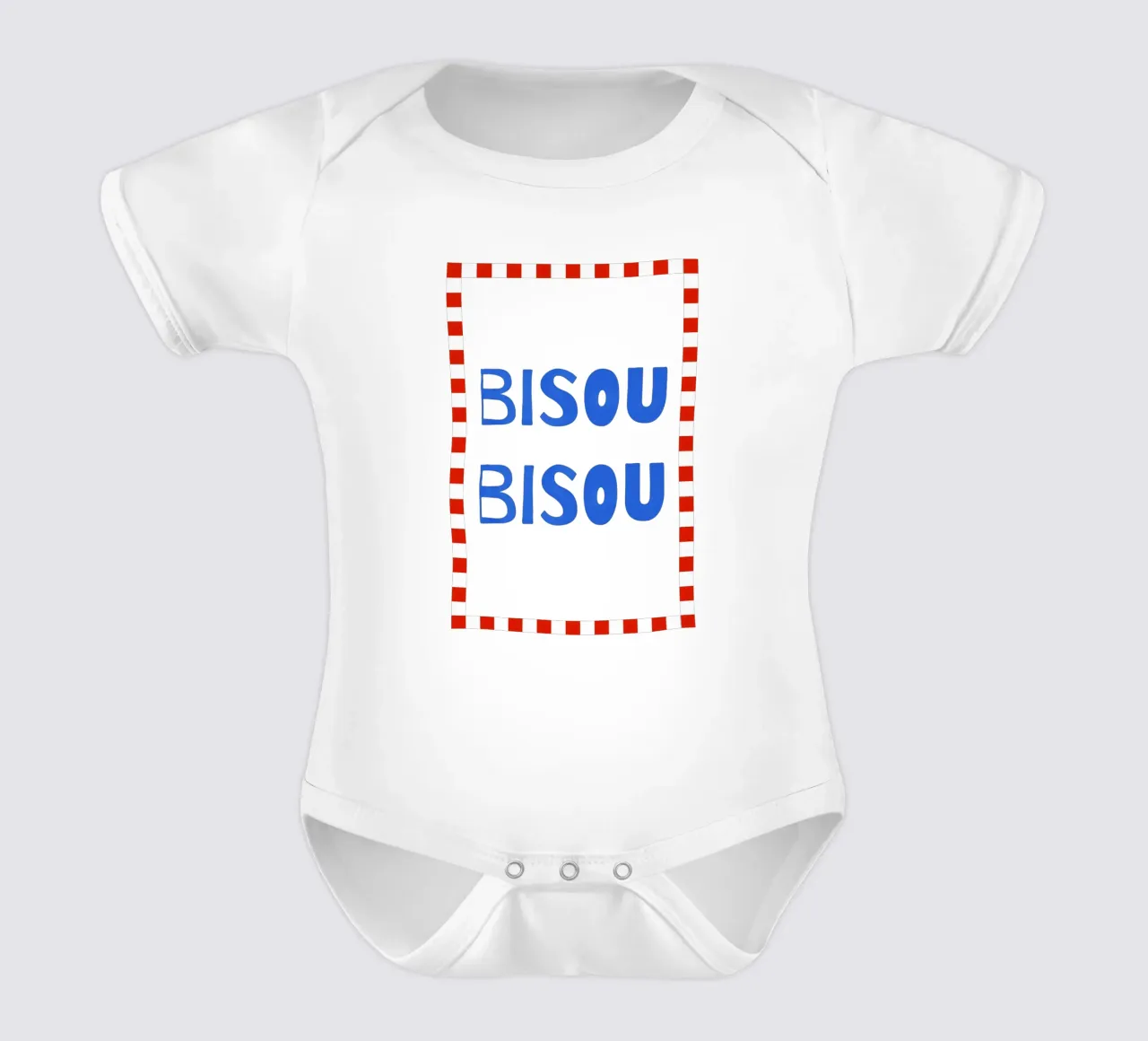 bisou bisou. body neonato maniche corte da FRICKE DESIGN