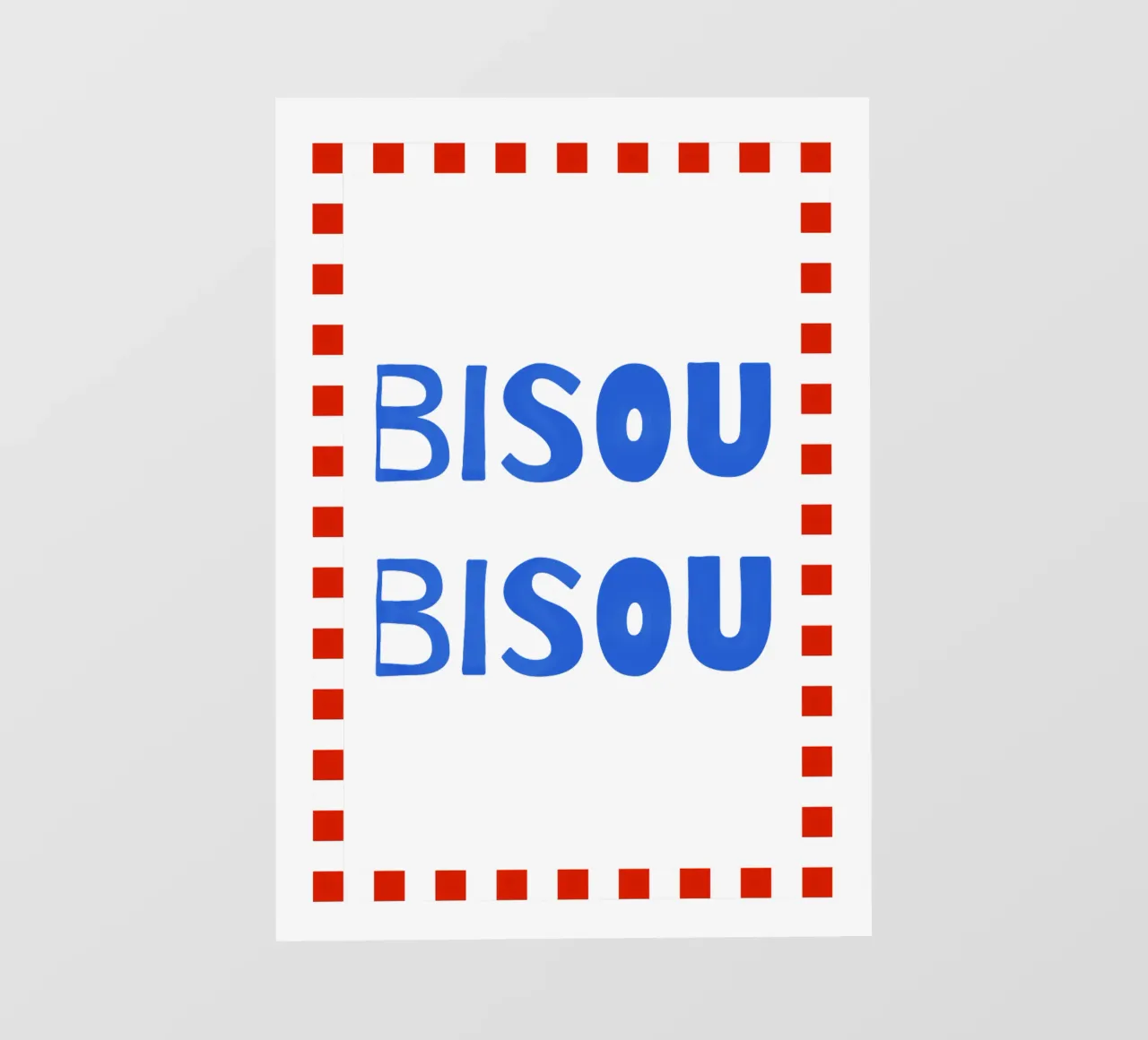 bisou bisou. telo in pvc da FRICKE DESIGN