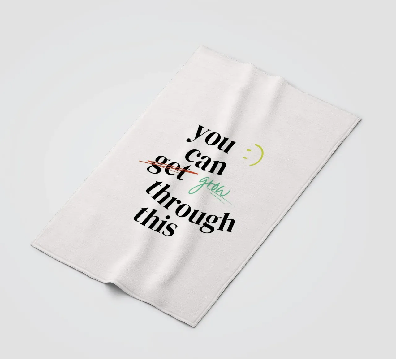 YOU CAN GROW TROUGH THIS fleece blanket by Einfach Uebel