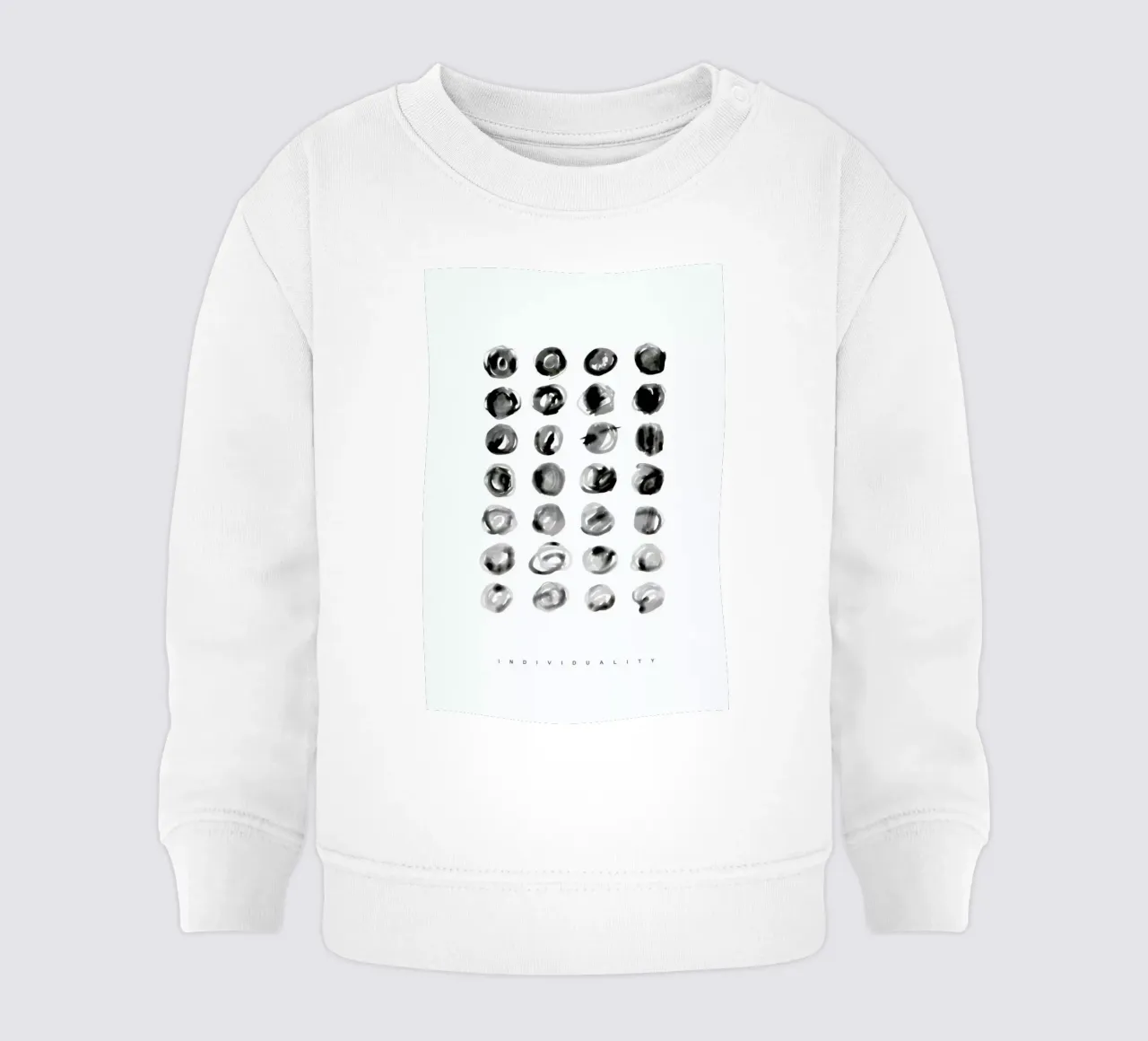 Individuality baby sweatshirt by Graphite