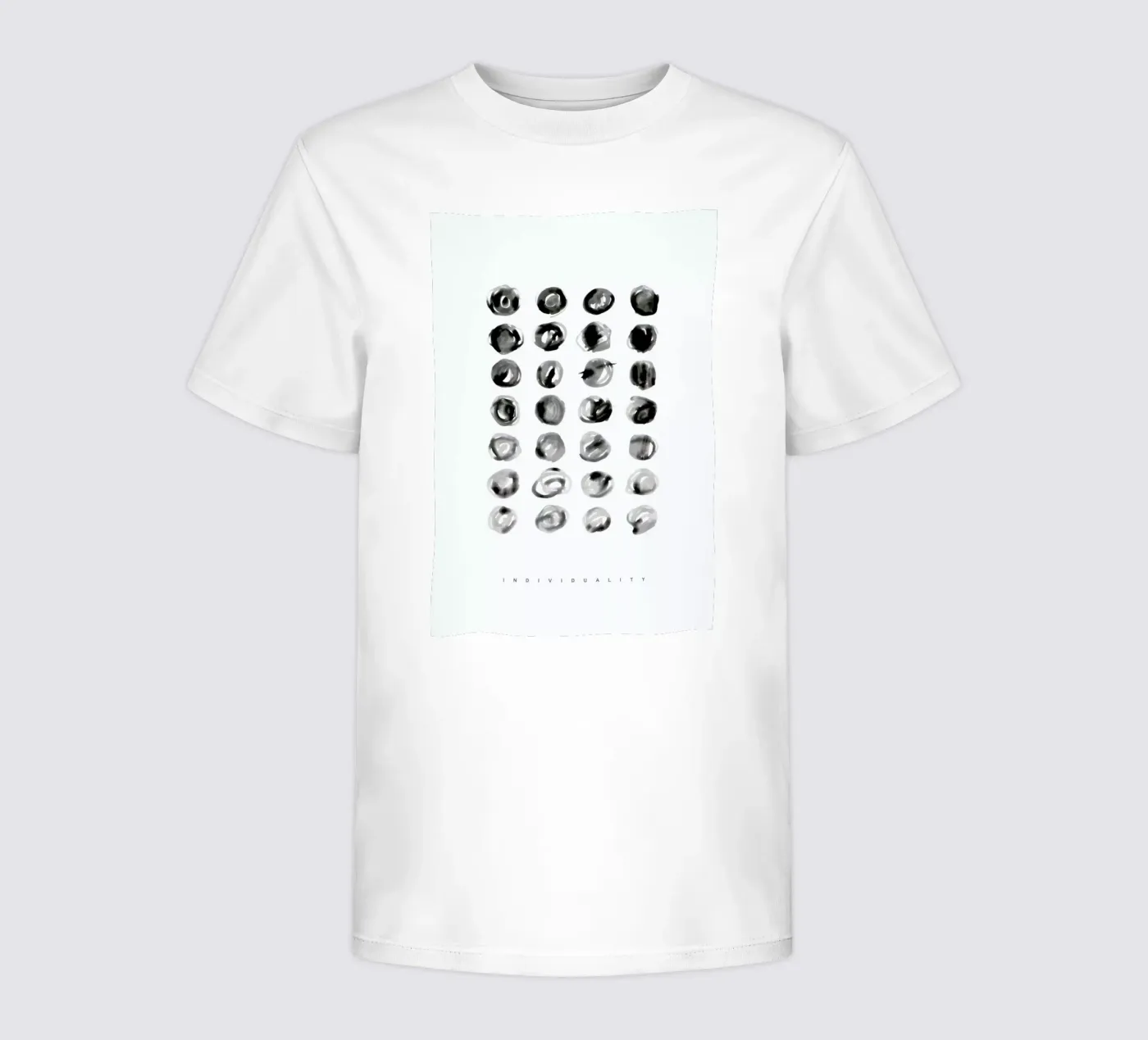 Individuality t-shirt bambini da Graphite