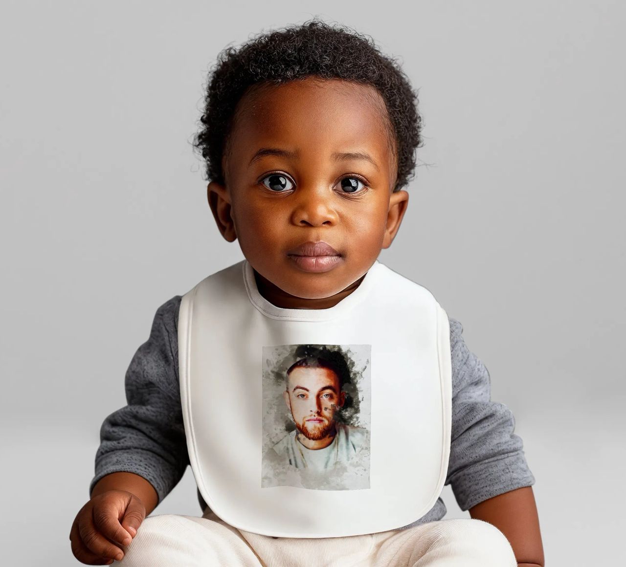 Smudge Mac Miller babero de Gunawan Rb