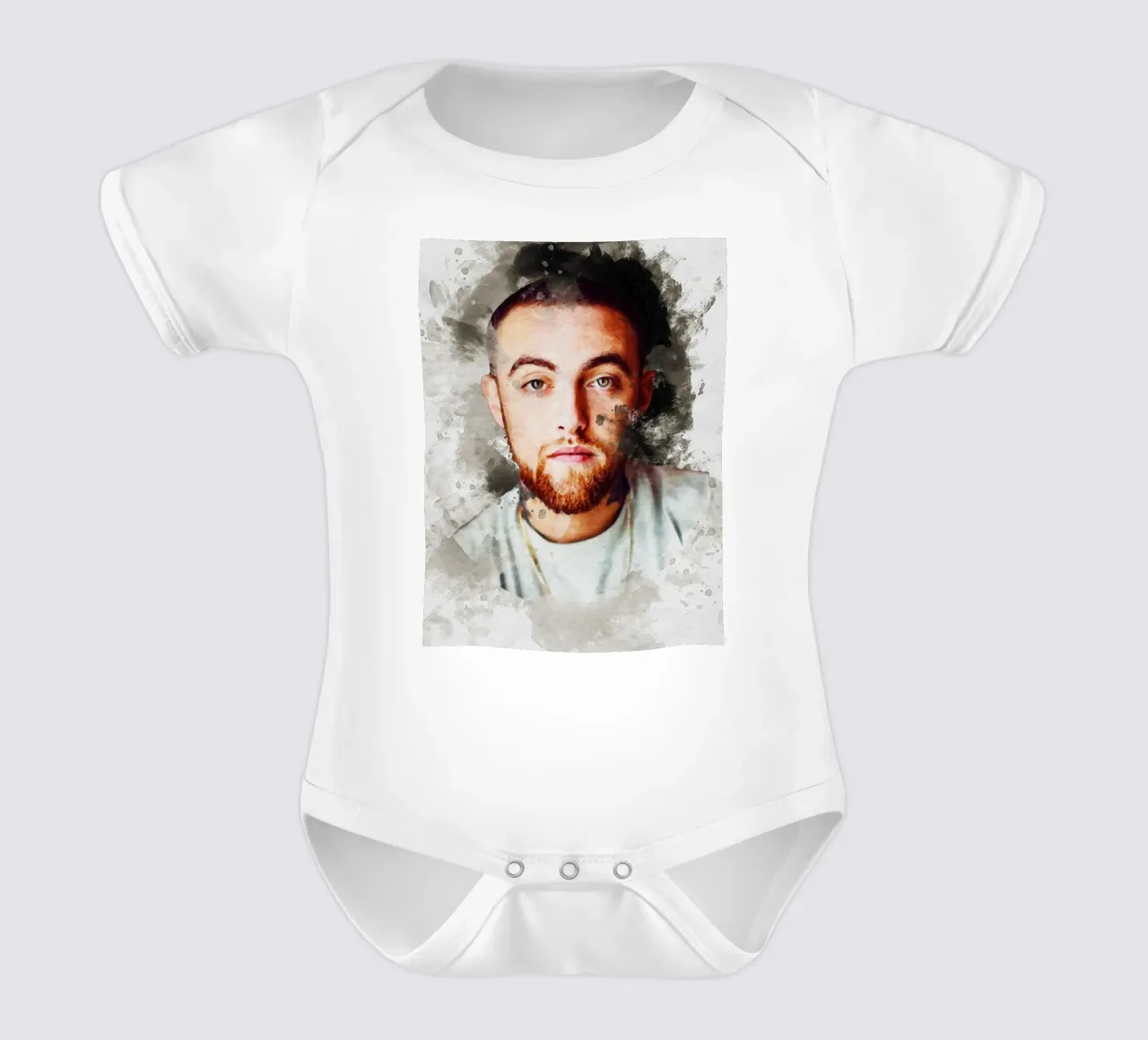 Smudge Mac Miller body neonato maniche corte da Gunawan Rb
