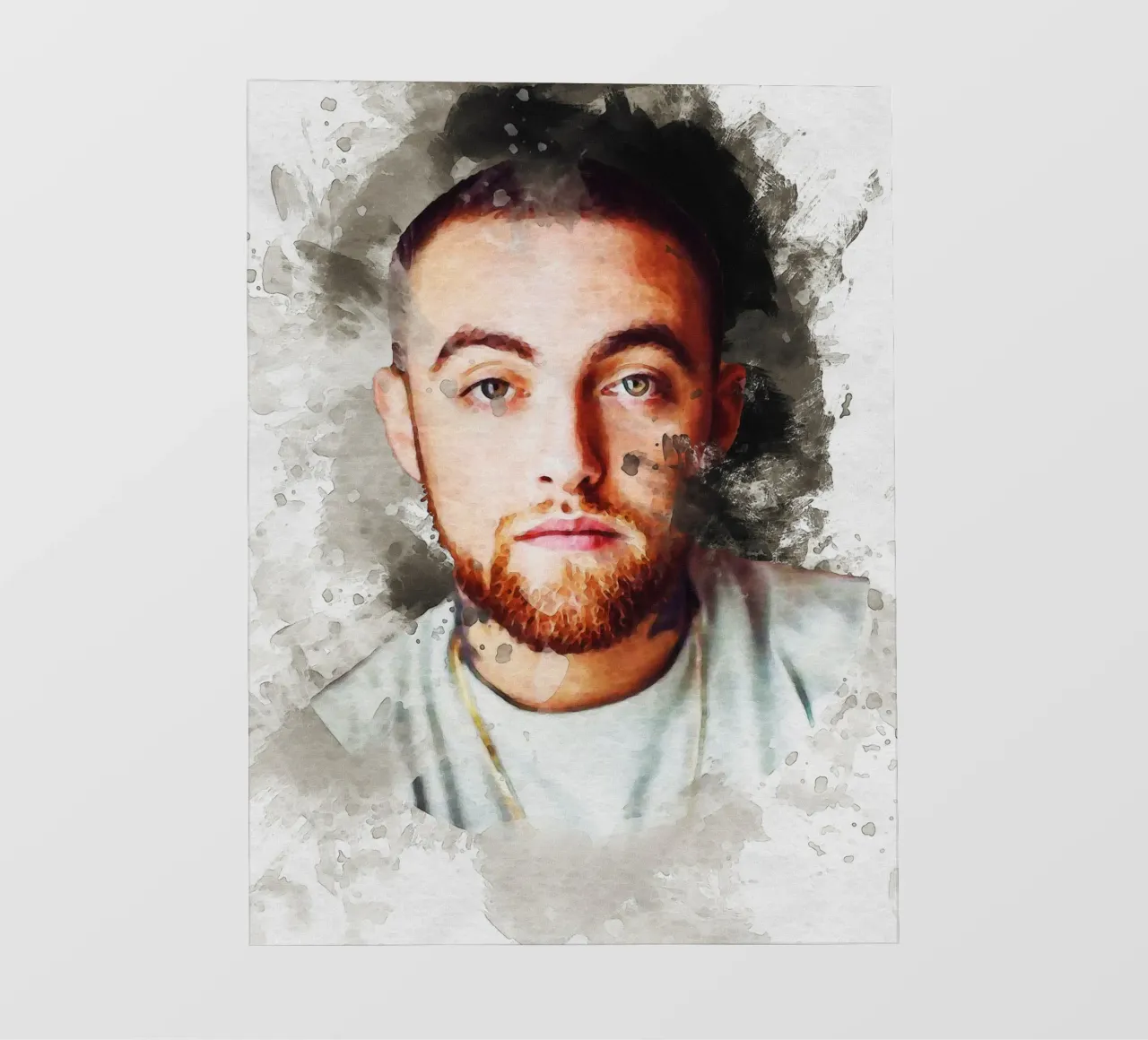 Smudge Mac Miller pellicola backlit da Gunawan Rb