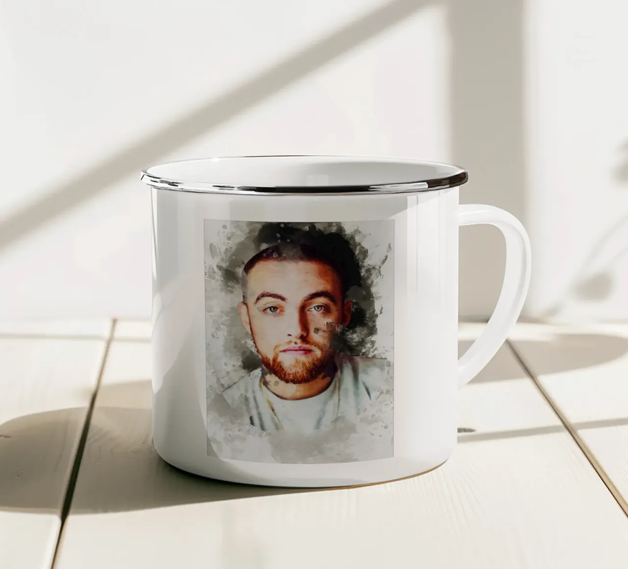 Smudge Mac Miller taza de esmalte de Gunawan Rb