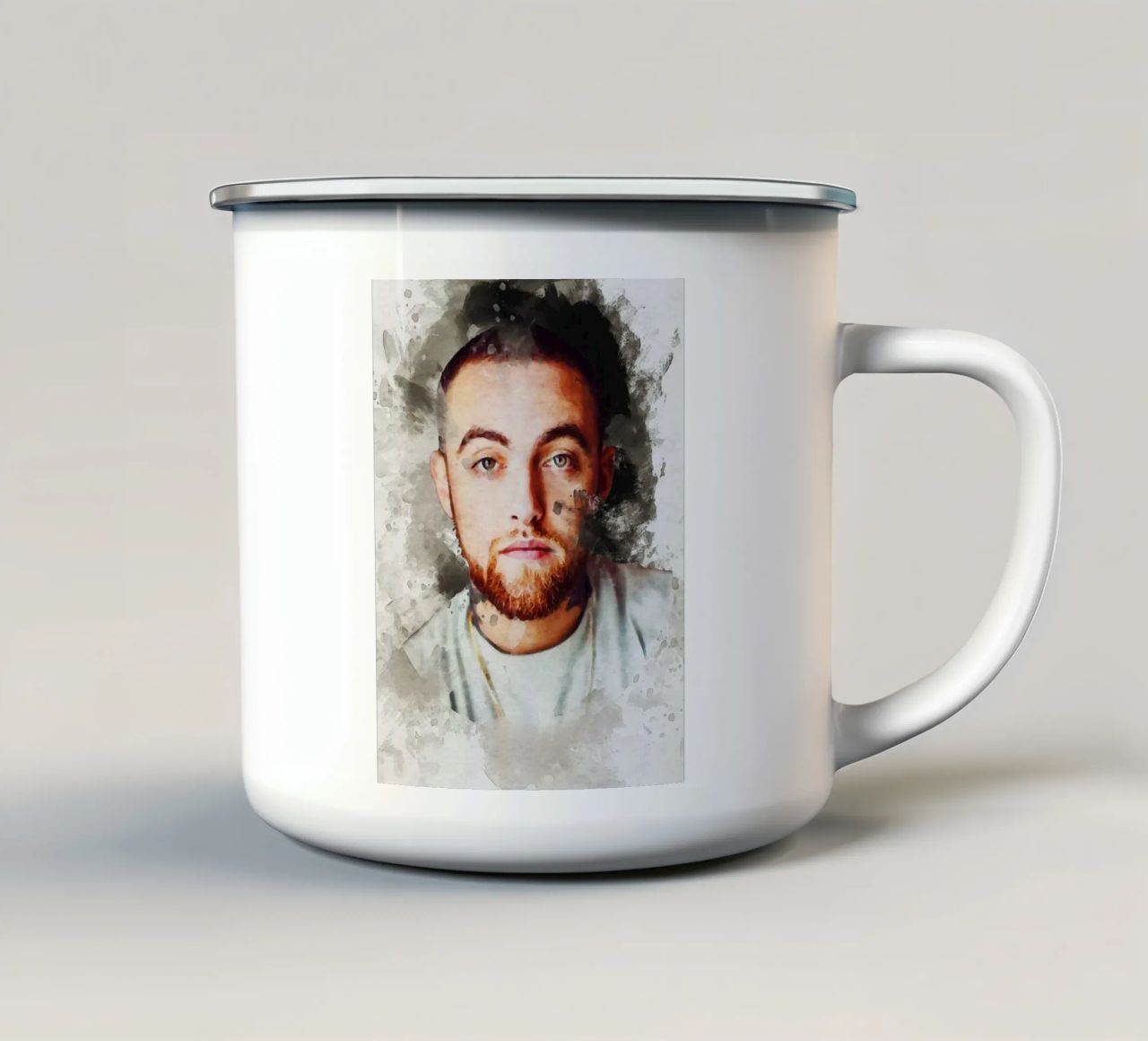 Smudge Mac Miller tazza in smalto da Gunawan Rb