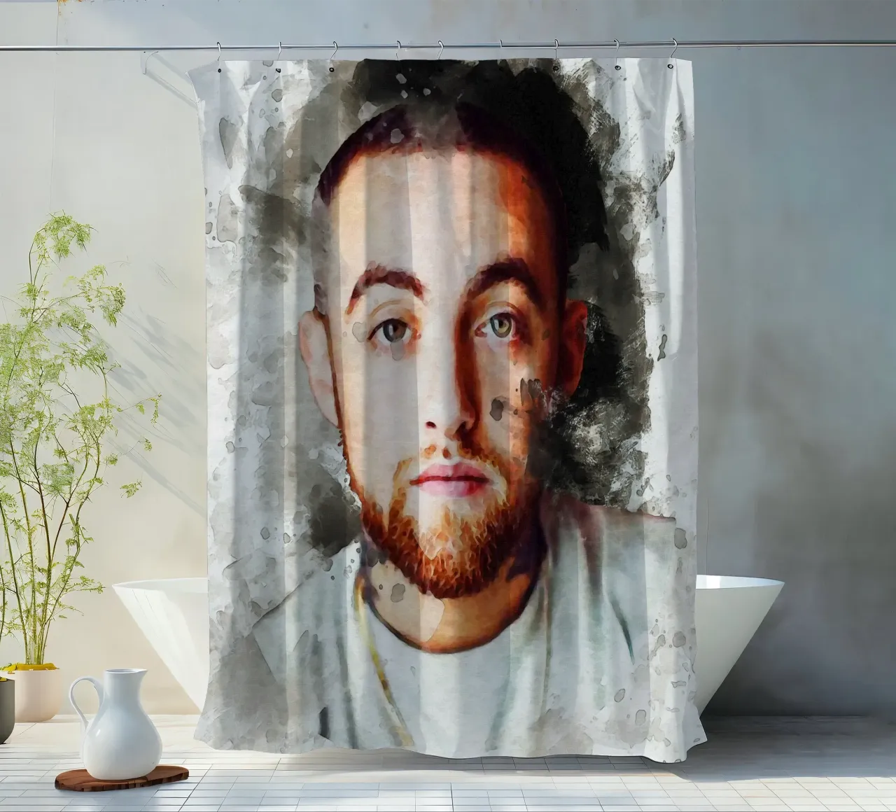 Smudge Mac Miller tenda da doccia da Gunawan Rb