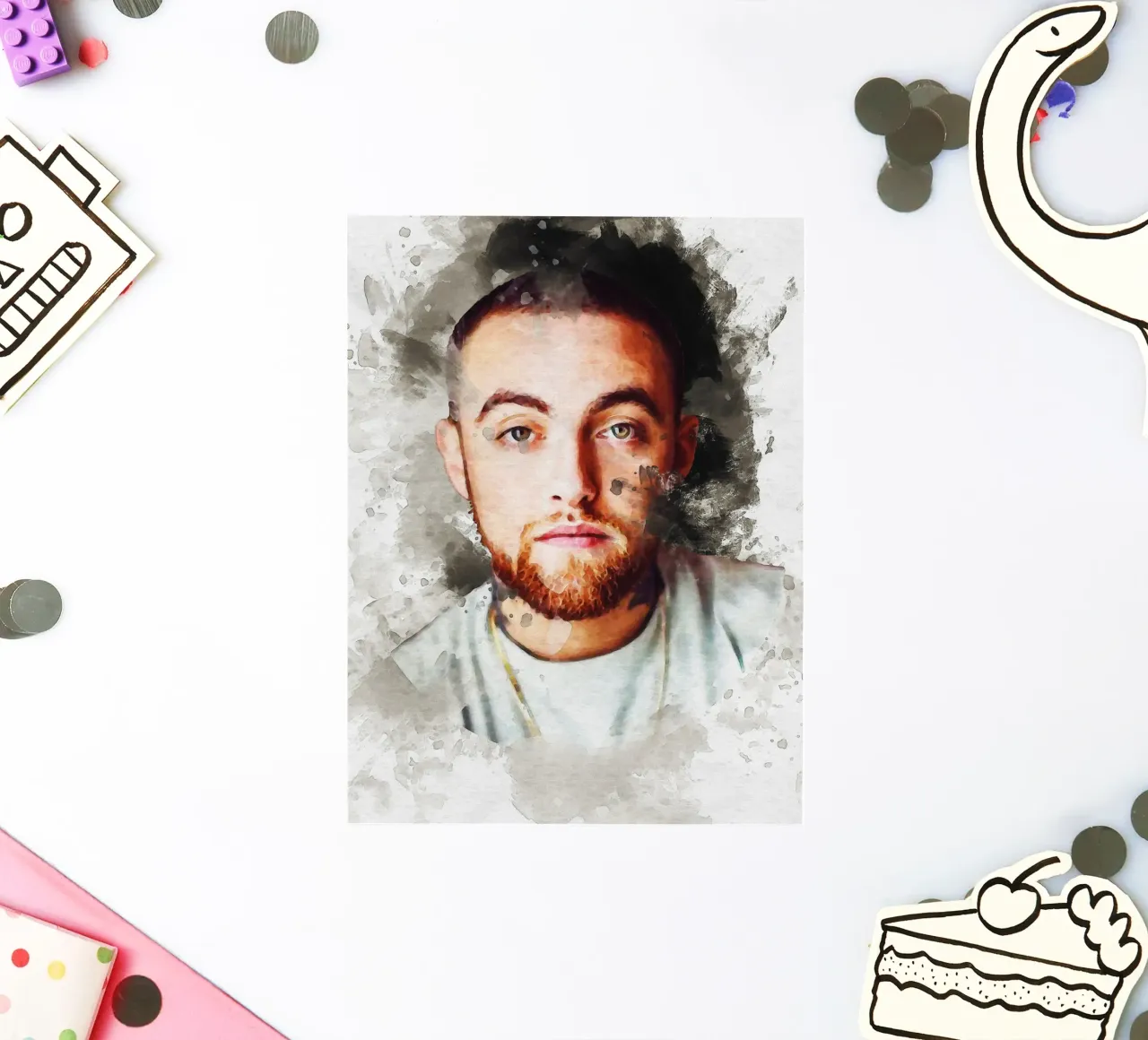 Smudge Mac Miller adesivo da Gunawan Rb