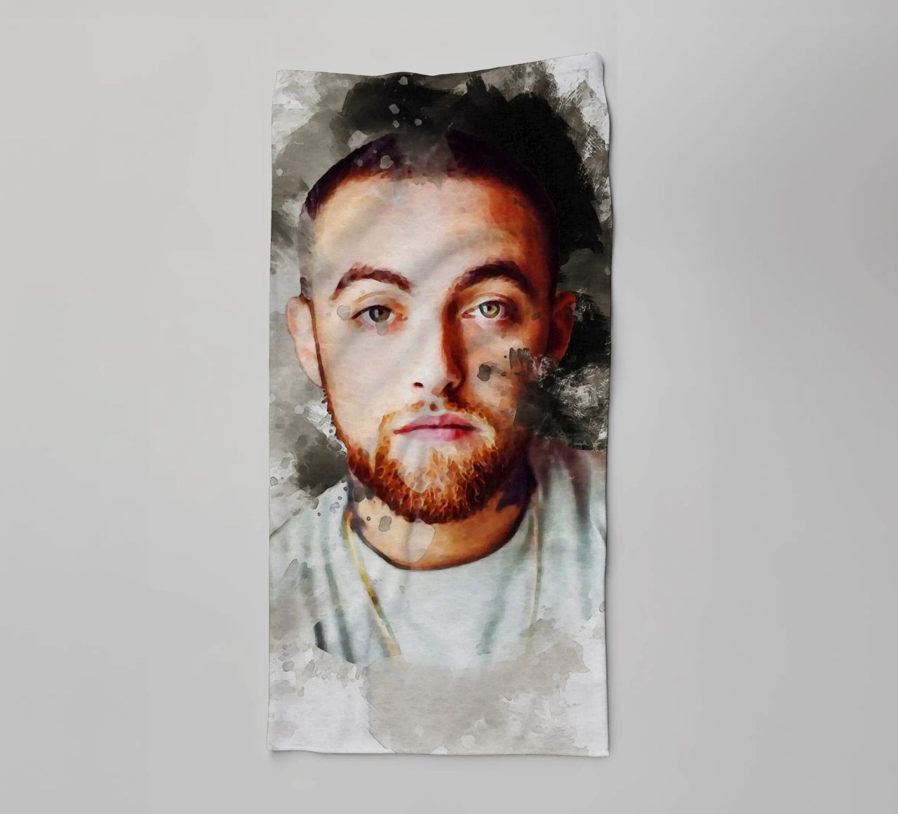 Smudge Mac Miller toalla de baño de Gunawan Rb