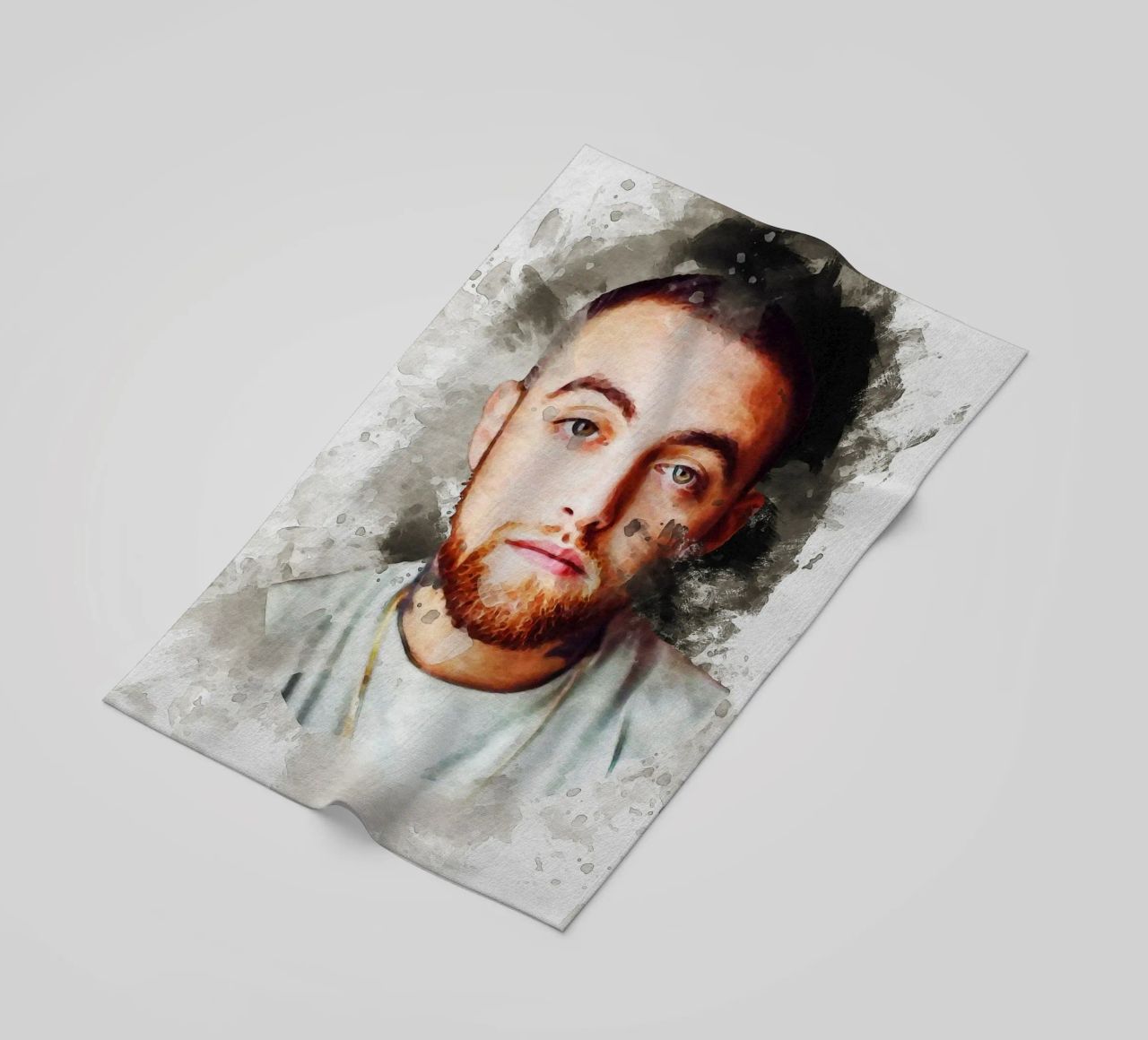 Smudge Mac Miller toalla de playa de Gunawan Rb