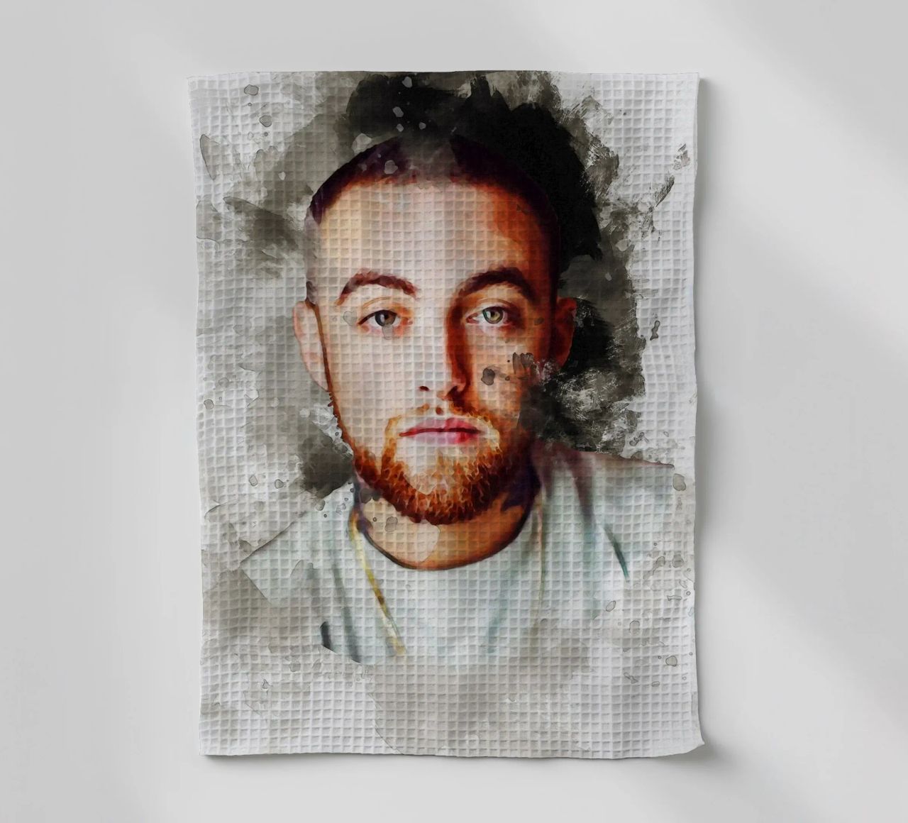 Smudge Mac Miller paño de cocina de Gunawan Rb