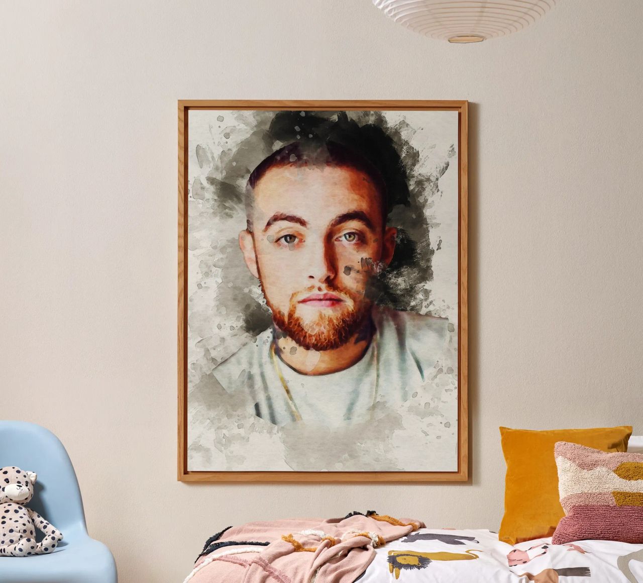Smudge Mac Miller aluminio dibond de Gunawan Rb