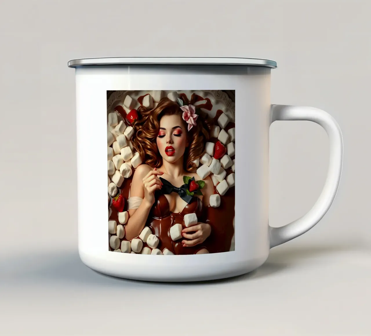 a base di cioccolato tazza in smalto da Anita's Dream