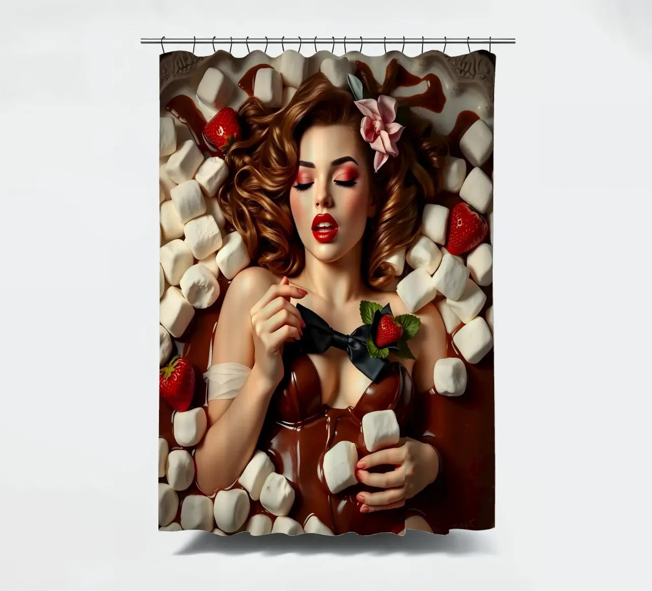 a base di cioccolato tenda da doccia da Anita's Dream
