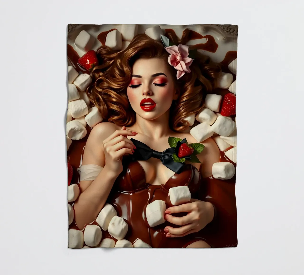 a base di cioccolato coperta in pile da Anita's Dream