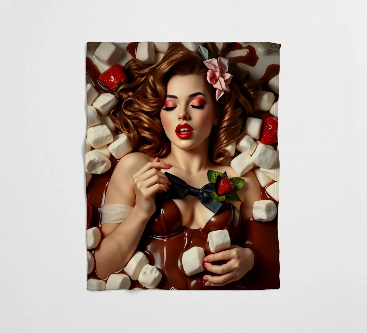 a base di cioccolato coperta in pile da Anita's Dream