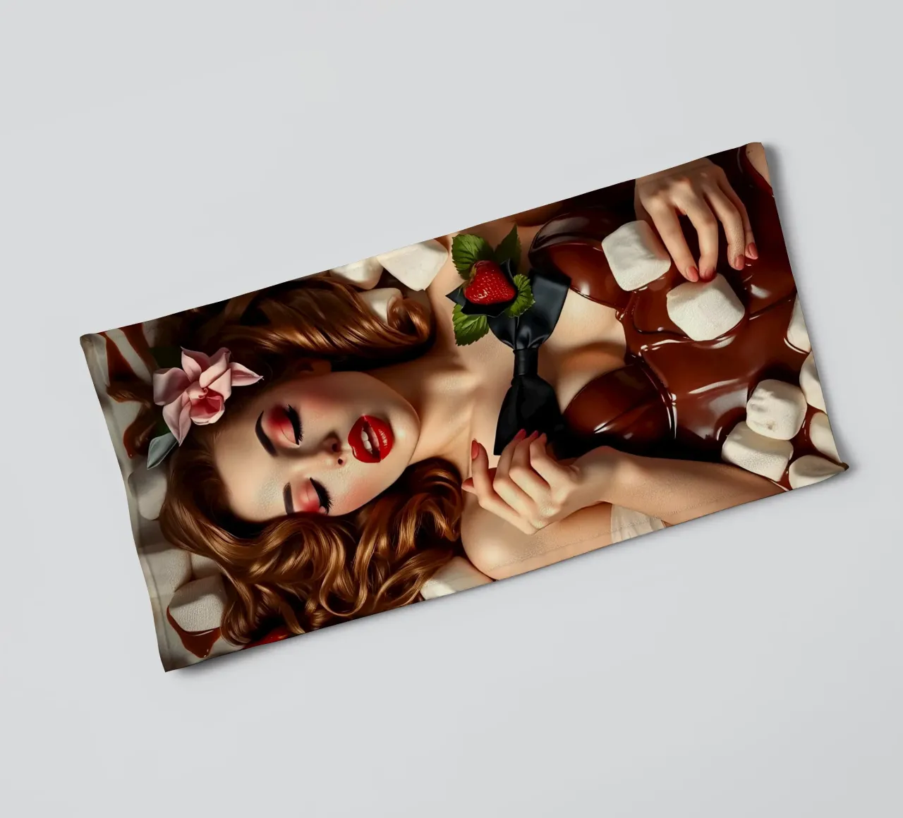 a base di cioccolato asciugamano da bagno da Anita's Dream