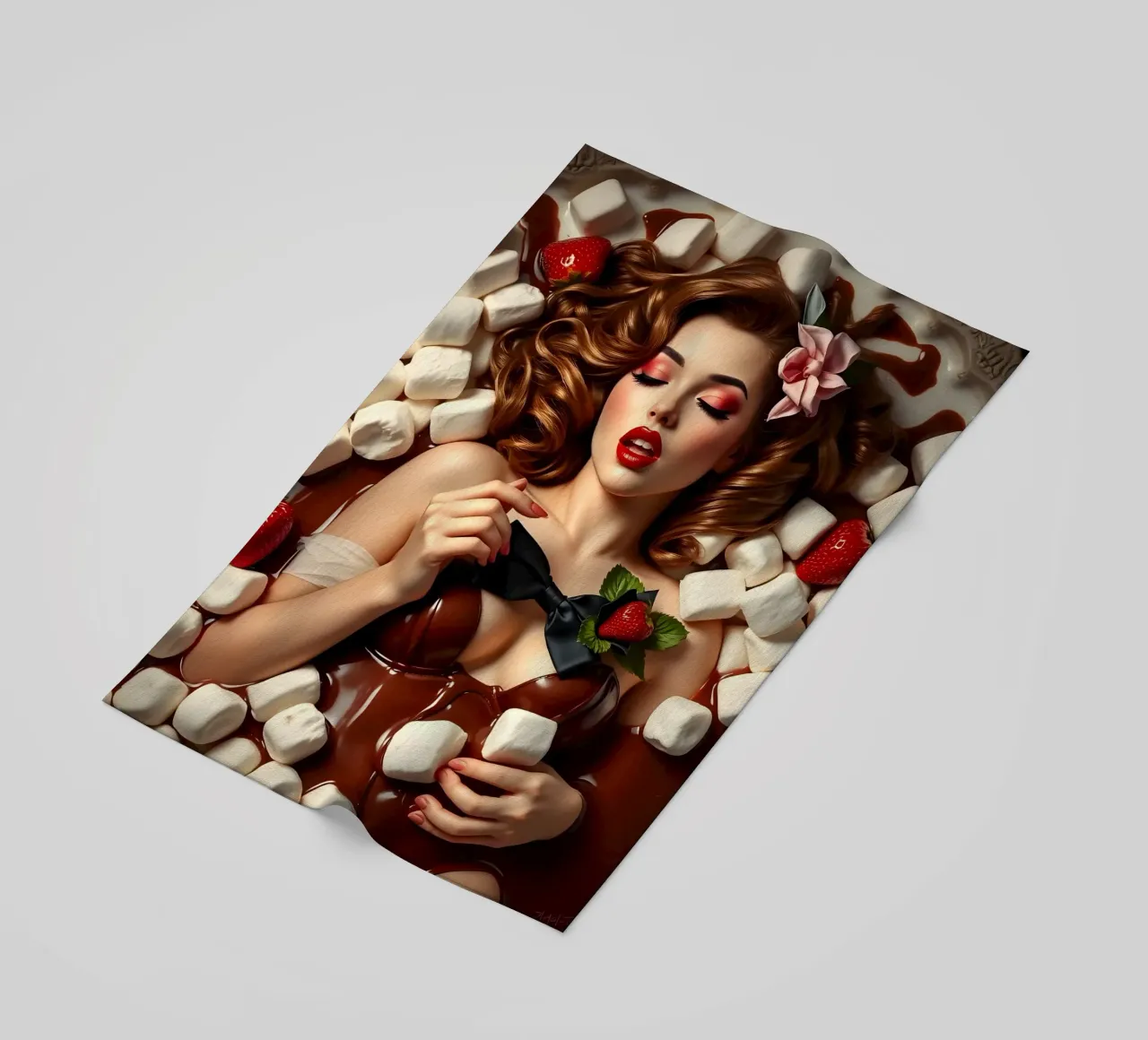 a base di cioccolato telo mare da Anita's Dream