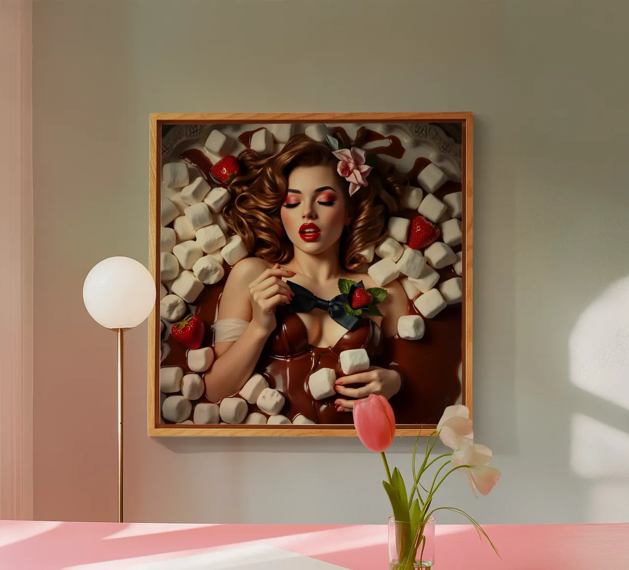a base di cioccolato plexiglass da Anita's Dream