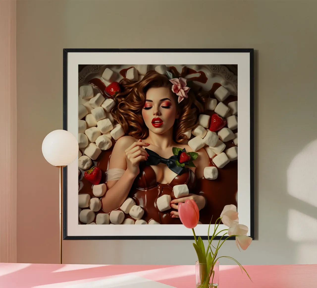 a base di cioccolato carta hahnemühle da Anita's Dream