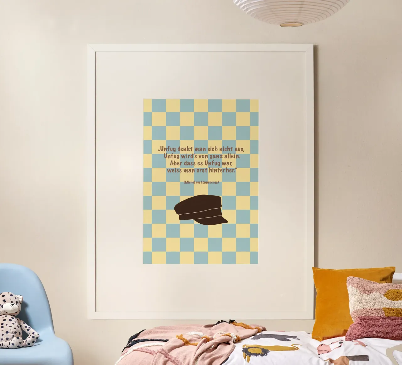 Unfug. poster con telaio in plastica da FRICKE DESIGN