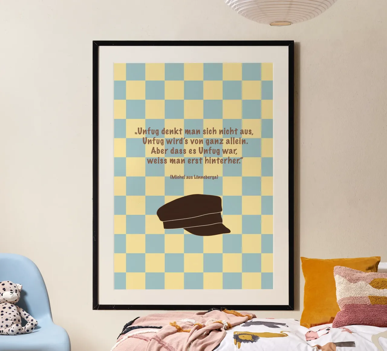 Unfug. poster con telaio in plastica da FRICKE DESIGN