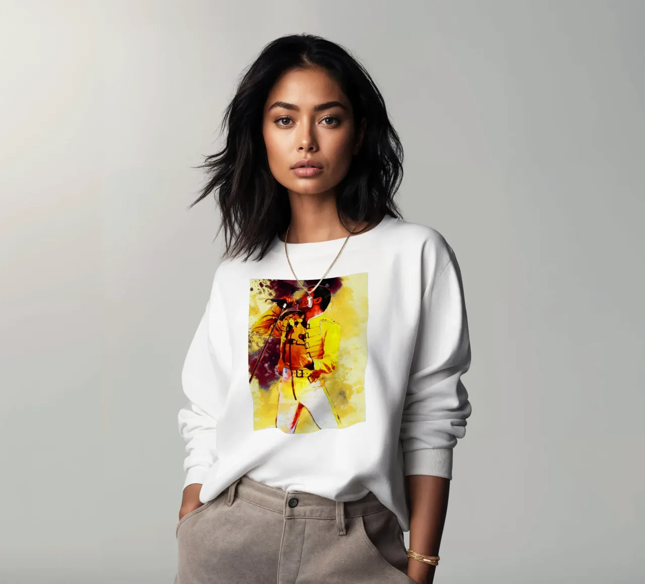 Smudge van Show must go on sweatshirt van Gunawan Rb