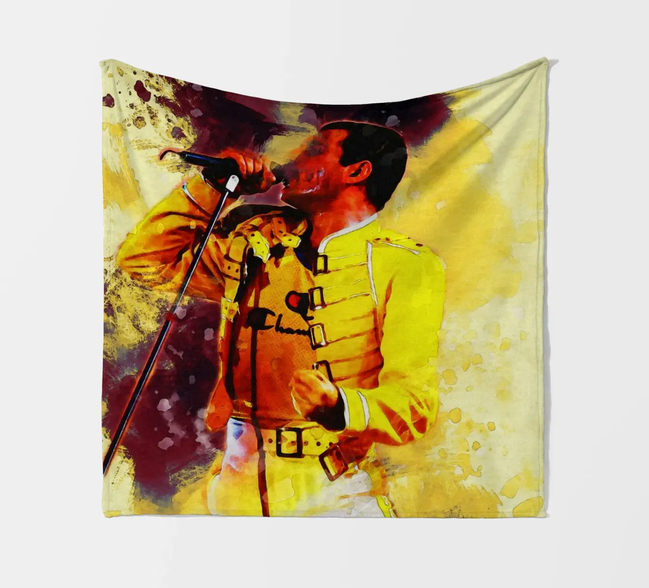 Smudge of Show Must Go On Fleecedecke von Gunawan Rb