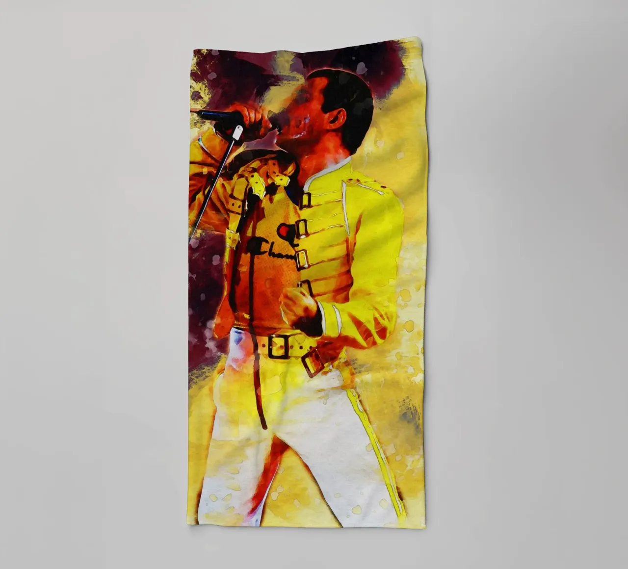 Smudge of Show Must Go On Handtuch von Gunawan Rb