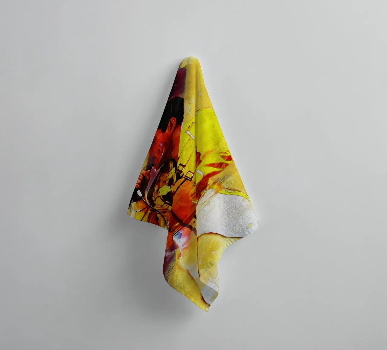 Smudge of Show Must Go On Handtuch von Gunawan Rb