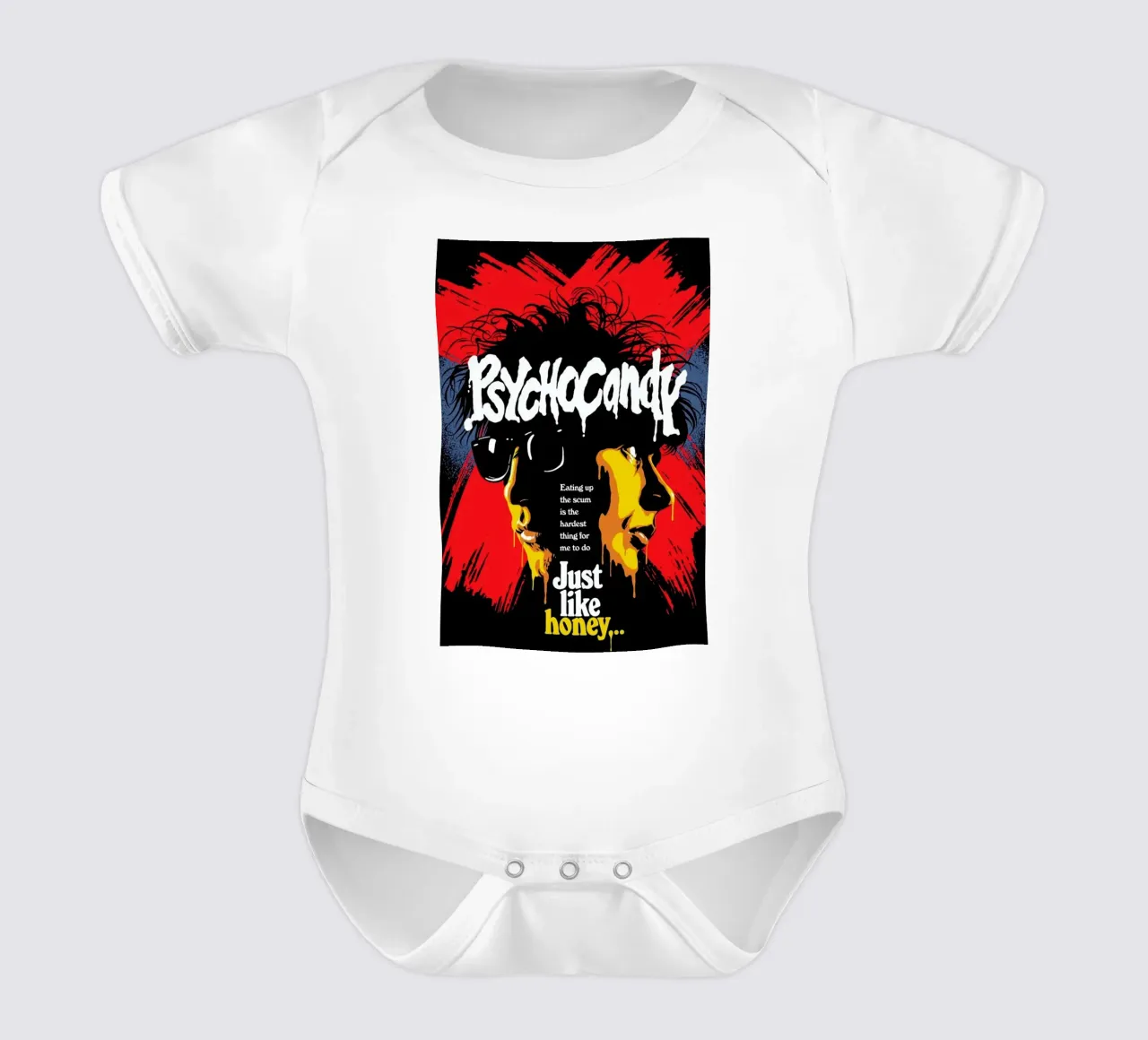 Psycho-candy body neonato maniche corte da Butcher Billy
