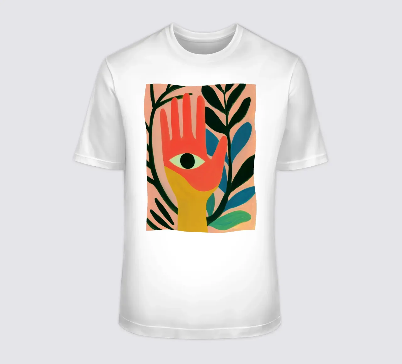 Hamsa - la mano di Fatima - simbolo di consapevolezza t-shirt da Autofocus