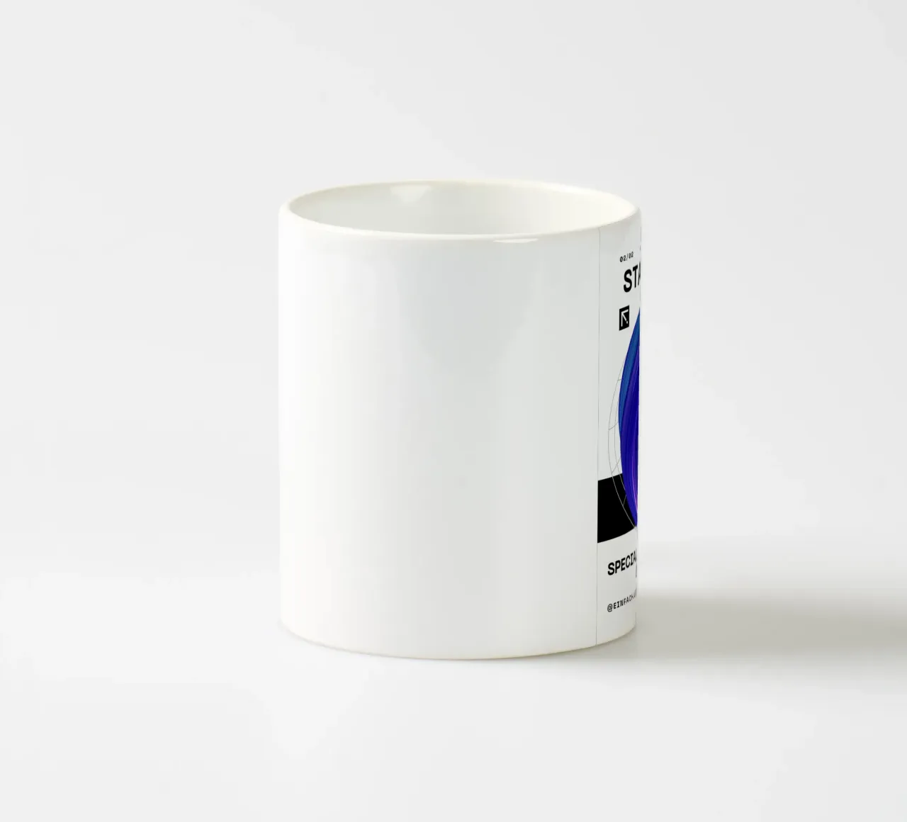 STAY TUNED tazza in ceramica da Einfach Uebel