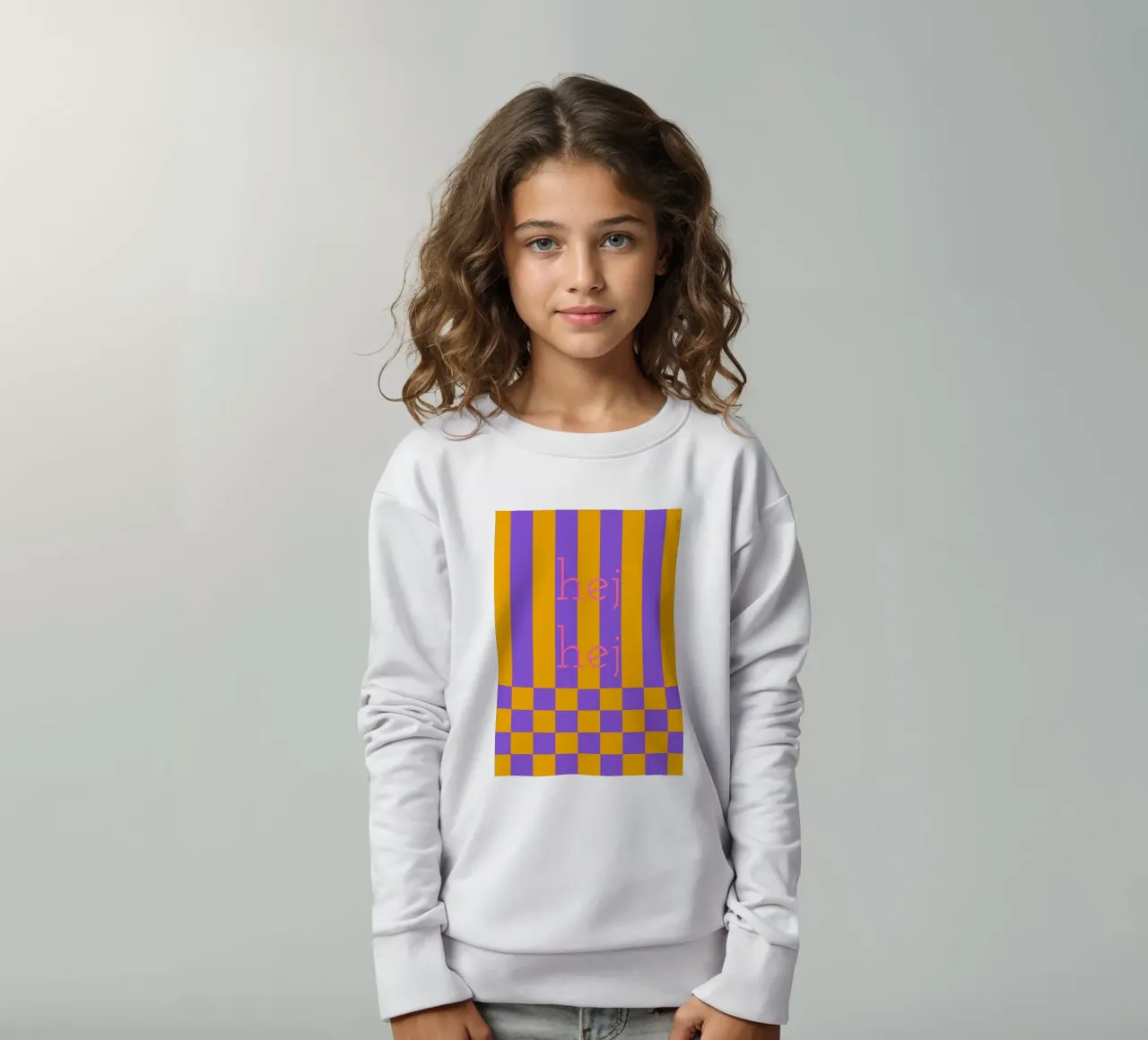 hej. Kinder Sweatshirt von FRICKE DESIGN