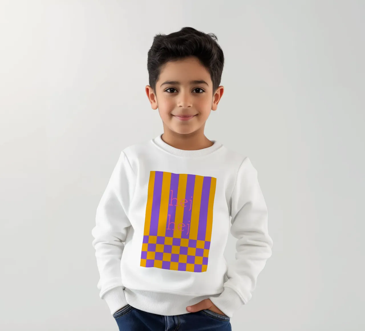 hej. Kinder Sweatshirt von FRICKE DESIGN