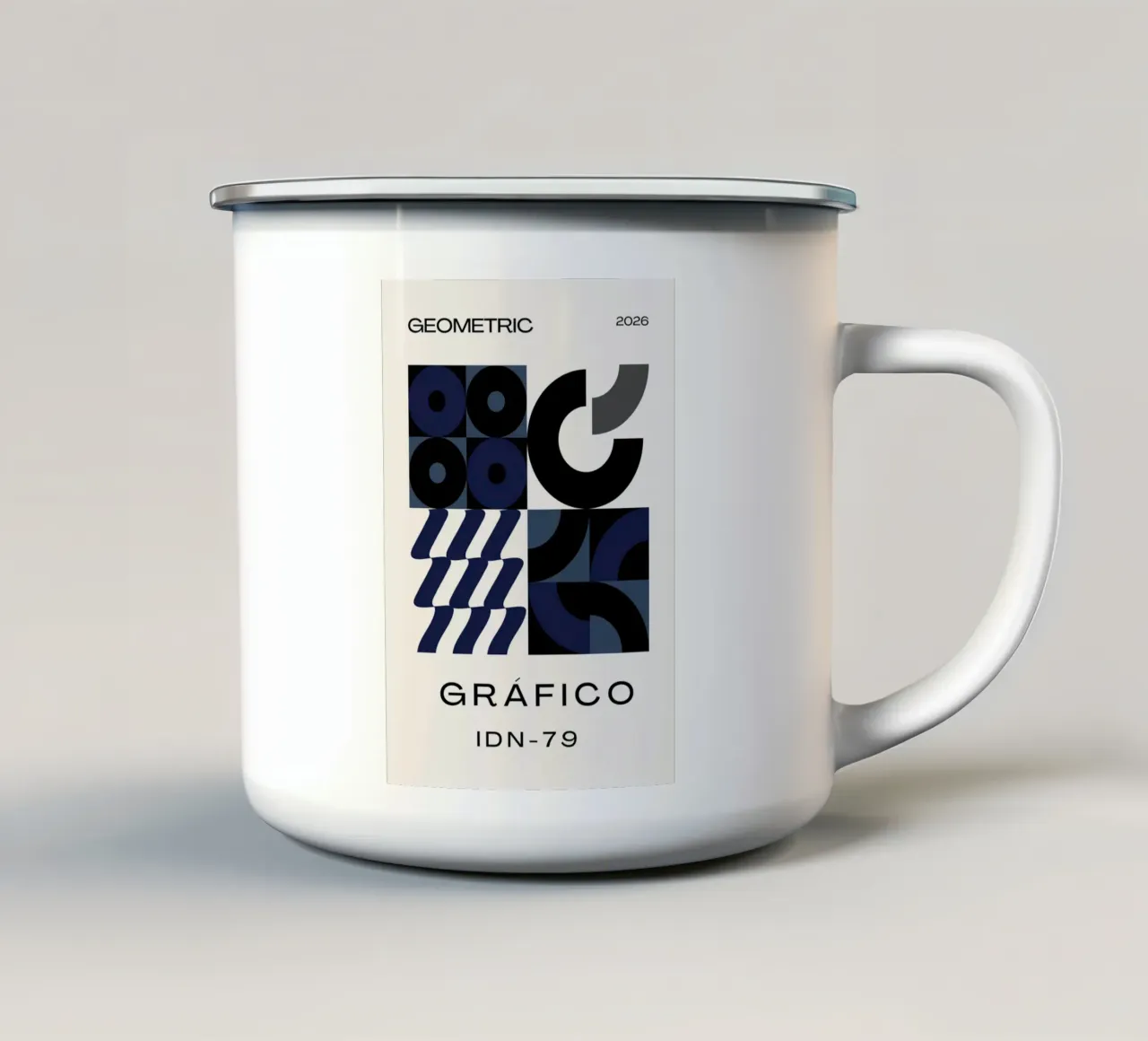 GRAFICO tazza in smalto da Einfach Uebel
